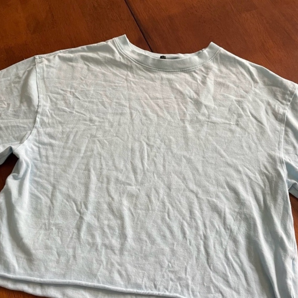 wild fable Pale Blue Short Sleeve Crew Tee